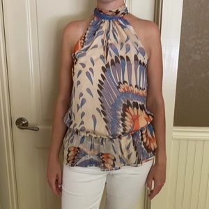 KLD Signature High Neck Blouse